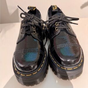Size 5 Doc Martens 1461 DISTRESSED PATENT LEATHER
PLATFORM SHOES